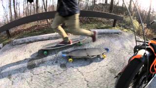 Pintail Longboards in New Jersey by Original Skateboards [upl. by Llecrep]