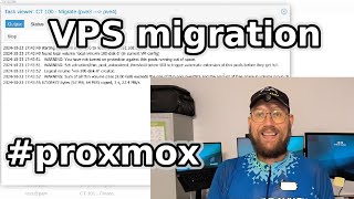 proxmox cluster migrate vps [upl. by Ynttirb]