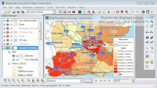 Maptitude Mapping Software 60 Creating a Map Using United Kingdom Data [upl. by O'Gowan303]