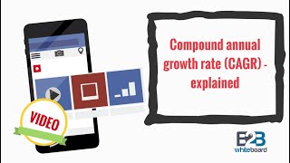 Compound annual growth rate CAGR  explained [upl. by Isej365]