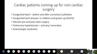 Anesthesia in Cardiac Patients undergoing NonCardiac Surgery [upl. by Vonni]