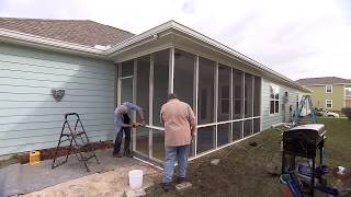 Screening in a Porch  Todays Homeowner with Danny Lipford [upl. by Menard]