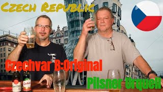 Czechvar BOriginal amp Pilsner Urquell Czech Beer Review 20 [upl. by Hsinam]