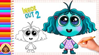 How to Draw Envy  from Inside Out 2 [upl. by Neenahs263]