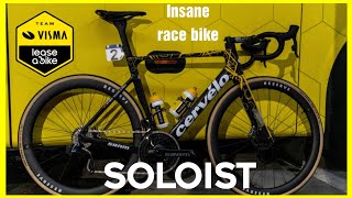 Cervelo soloist christope laporte  team visma lease a bike  insane race bike [upl. by Zarihs63]