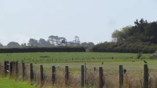 Sonerai 1 SS WHITE KNIGHT Landing Stratford Aerodrome Taranaki NZ [upl. by Molton]