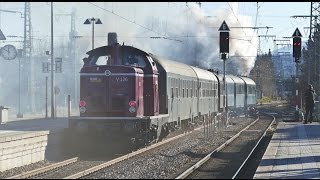 Ausfahrt mit Pfiff  Dampflok quot70 083quot und quotBR 212 089quot zum Tegernsee [upl. by Nosoj]