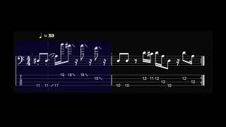 Potholderz by MF DOOM  Tabs and Music Sheet [upl. by Benjy986]