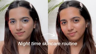 My Night Time skincare routine acne prone skin skincare skincareroutine [upl. by Sert]