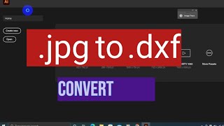 How do I convert JPEG to DXF in illustrator [upl. by Elok]