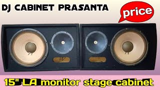 15 quot LA stage monitor box cabinet  price details [upl. by Solange37]