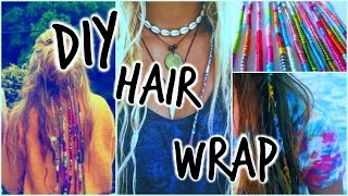 DIY Hairwrap Tutorial  Anna Perkins [upl. by Frankhouse]