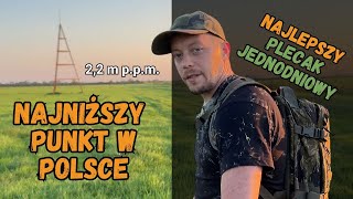 Najniższy punkt w Polsce z plecakiem Raccoon Mk2 [upl. by Heilman]