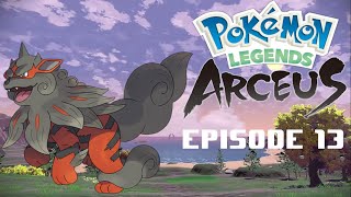 Hisuian Arcanine Pokemon Legends Arceus Episode 13 [upl. by Avah]