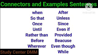 Connectors English Grammar  Connectors in English  English speaking practice [upl. by Lat]