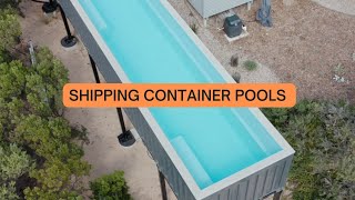 Shipping Container Pools featured on Australias Best Pools [upl. by Hahnert]