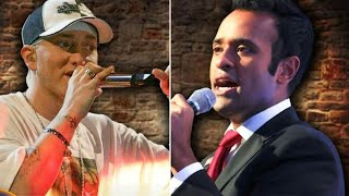 Eminem Impersonator Vincent Marcus SCHOOLS Vivek Ramaswamy In Rap [upl. by Bandler]