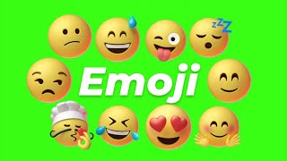 Animated Emoji GIF Green Screen Pack Free Download [upl. by Natalie]