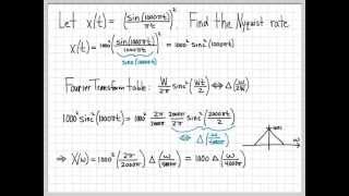 Nyquist Sampling Problem 06 [upl. by Lerrud]