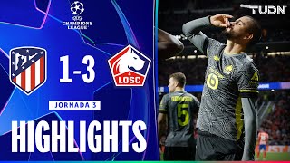 HIGHLIGHTS  Atlético de Madrid vs Lille  UEFA Champions League 2425  TUDN [upl. by Fidellia146]