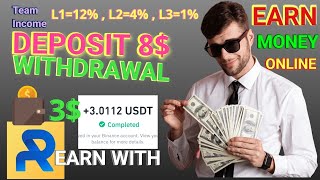 💯Usdt Earning Site🤑Earn Free Usdt🥳Usdt Investment Site❤️New Earning Site 2024💟Usdt Mining [upl. by Brett163]