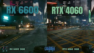 RX 6600 vs RTX 4060  1440p Gaming 2024 [upl. by Artenehs]