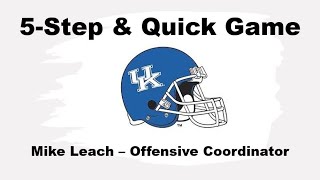 Mike Leach Kentucky Offense Drop Back Pass cutup [upl. by Suirtemid]