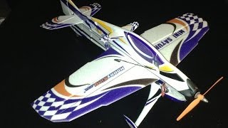 HobbyKing Mini Saturn F3A 3D EPO Airplane 580mm [upl. by Anilave]