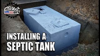 Septic Tank Install [upl. by Quinby]