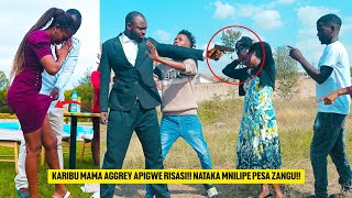 Drama😭🙆 Levynes Mum Shot on Camera For Defending Aggrey😭 Kumbe Dan ni FBI Agent😲 Kimeumana🔥 [upl. by Anaihsat]