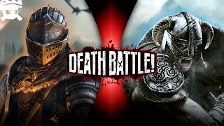 Dark Souls vs Skyrim  DEATH BATTLE sub español No Muerto Elegido vs Sangre de Dragón [upl. by Doroteya]