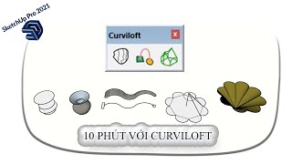 Plugin Curviloft for Sketchup làm được những gì  plugins sketchup2022 [upl. by Ecirtak511]