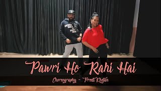 PAWRI HO RAHI HAI  Yashraj Mukhate  Choreography By Preeti Khetan  Dance Fun [upl. by Ahsi]