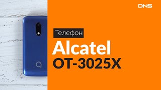 Распаковка телефона Alcatel OT3025X  Unboxing Alcatel OT3025X [upl. by Aineval]