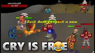 Cry Is Free  Deep Wild Pking Montage  150 GA  RSPS  SPAWNPK [upl. by Esorbma703]