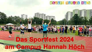 Das Sportfest 2024 am Campus Hannah Höch [upl. by Treulich]