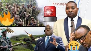 RENÉ KITSHANGA RÉCUPÉREE BRAVO AUX SOLDATS DE FATSHI LE RWANDA DÉCRÈTE LE DEUIL LE PLUS L [upl. by Gaidano]