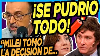 🧨 BOMBAZO DE NAVARRO SOBRE LA RUPTURA de Milei y con Villarruel quotMilei tomó la decisión de [upl. by Silirama]