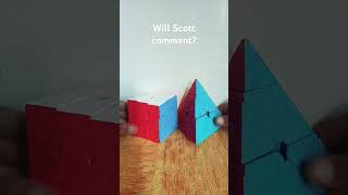 my solved Rubiks cube and pyramix as candy music trendingshorts viral trending scottfrenzel [upl. by Alix]