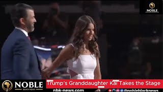 SHOCKING RNC APPEARANCE Trump’s Granddaughter Kai Steps Up and Commends Her Grandfather [upl. by Assilrac]