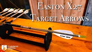 Easton X27 Target Arrows  How to Fletch and Build your Target Arrows for Archery Tournaments [upl. by Anelagna411]