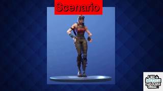 Scenario Fortnite emote but it gets faster [upl. by Hanavas528]