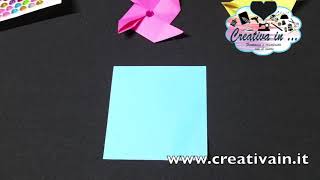 Girandola origami tutorial  wwwcreativainit [upl. by Claiborne]