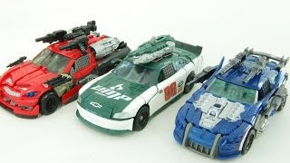 Transformers Autobot RoadBuster Leadfoot Topspin Vehicle Car Toys 트랜스포머 로드버스터 리드풋 탑스핀 자동차 장난감 변신 [upl. by Franzen772]