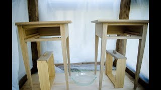 How to Darken Oak Furniture with Ammonia Fuming [upl. by Sholeen]