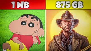 1MB vs 875GB GAME in play store [upl. by Mcdade]