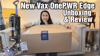 New Vax OnePwr Edge Carpet Vacuum Cleaner Unboxing amp Review Good For CarampPets Best Powerful Hoover [upl. by Gemoets474]