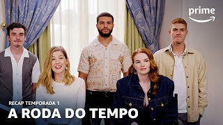 ELENCO DE A RODA DO TEMPO RELEMBRA 5 ACONTECIMENTOS DA PRIMEIRA TEMPORADA [upl. by Sadowski]