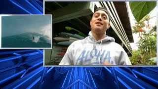 Makua Rothman recounts surfing a massive 100 foot wave [upl. by Adora859]