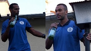 RIO FERDINAND AND STEVEN CAULKER INITIATION SONGS [upl. by Olraced]